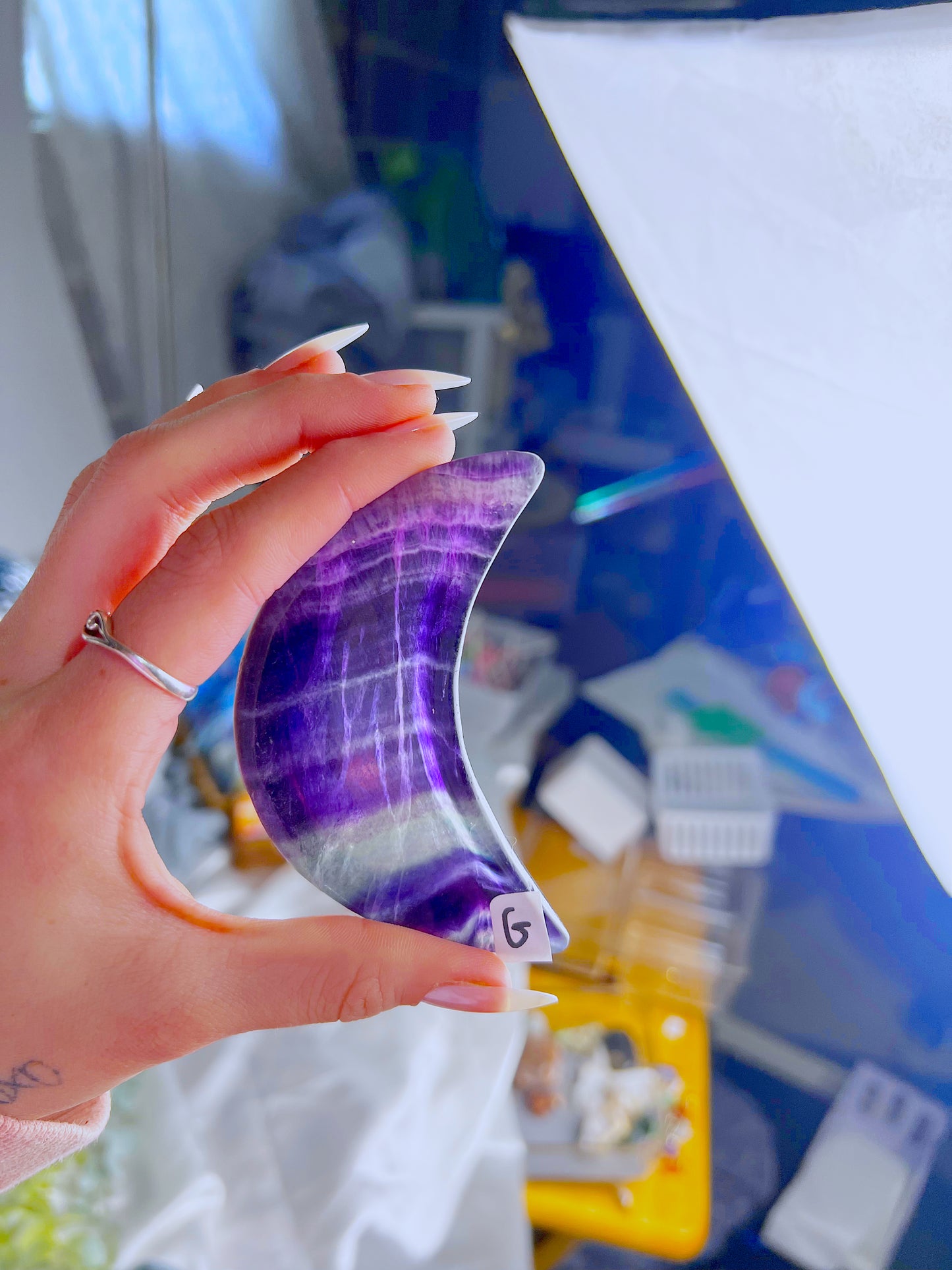 Fluorite Moon Bowl G