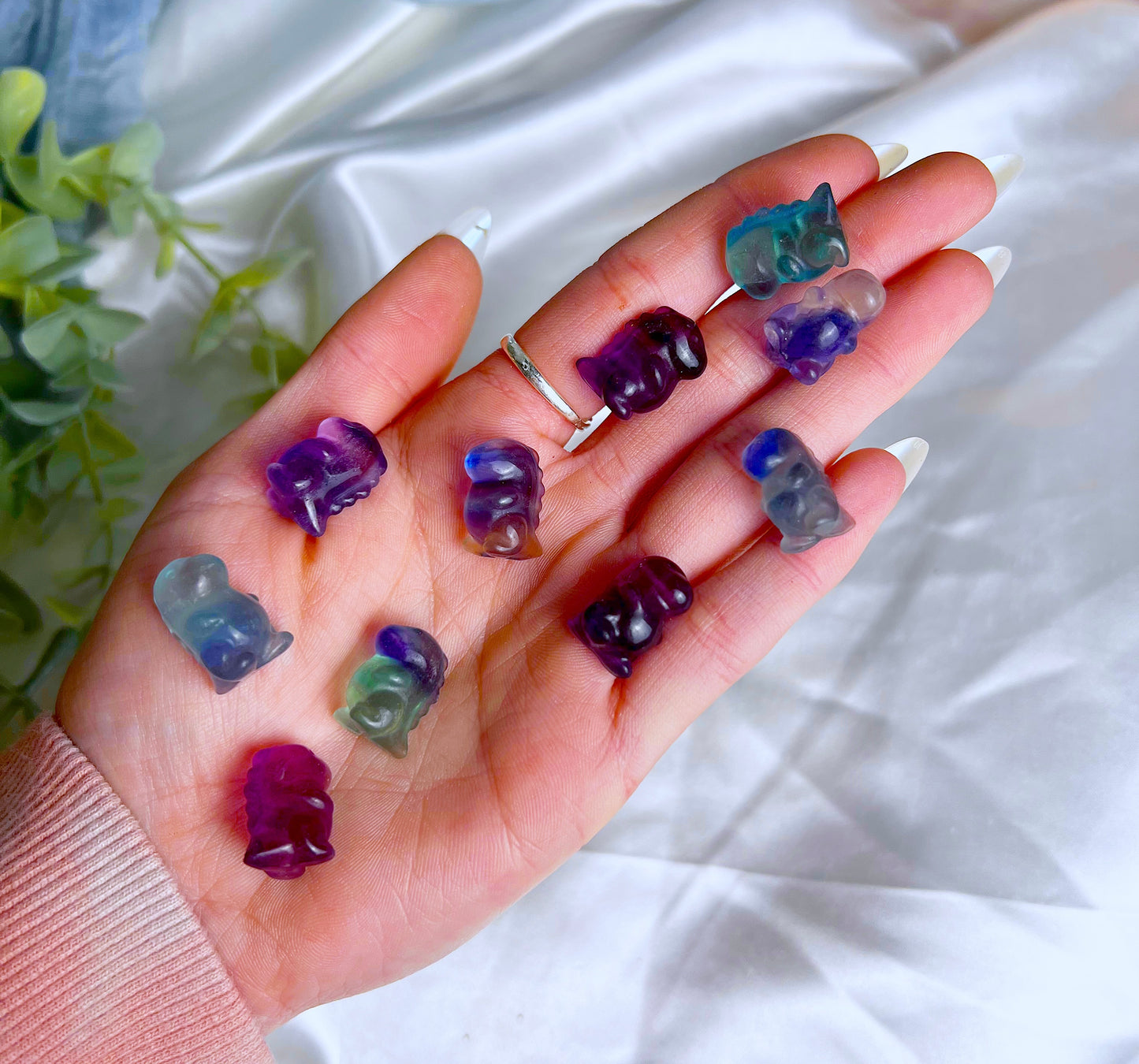 Fluorite Mini Chubby Dinos