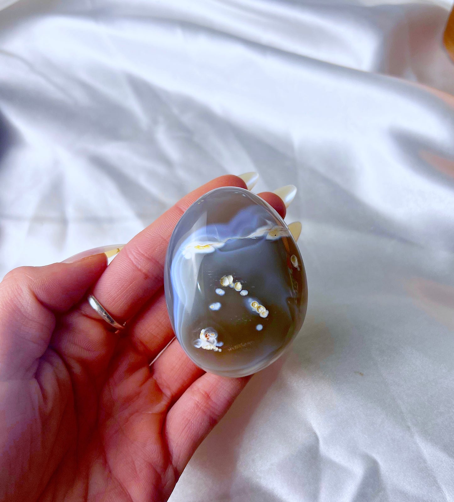 Orca Agate Palmstone F