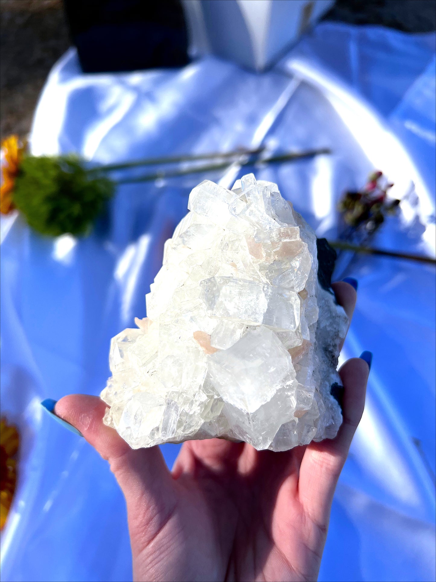 Apophyllite with Stilbite Specimen