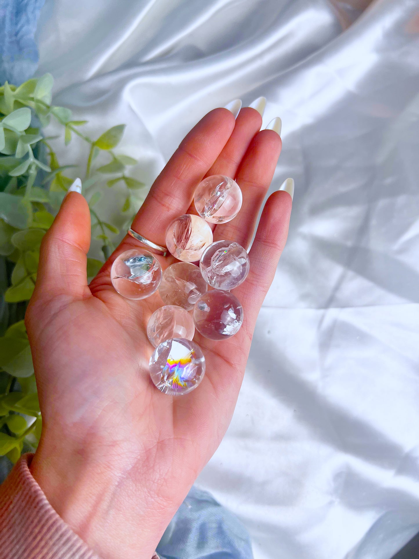 Clear Quartz Mini Spheres
