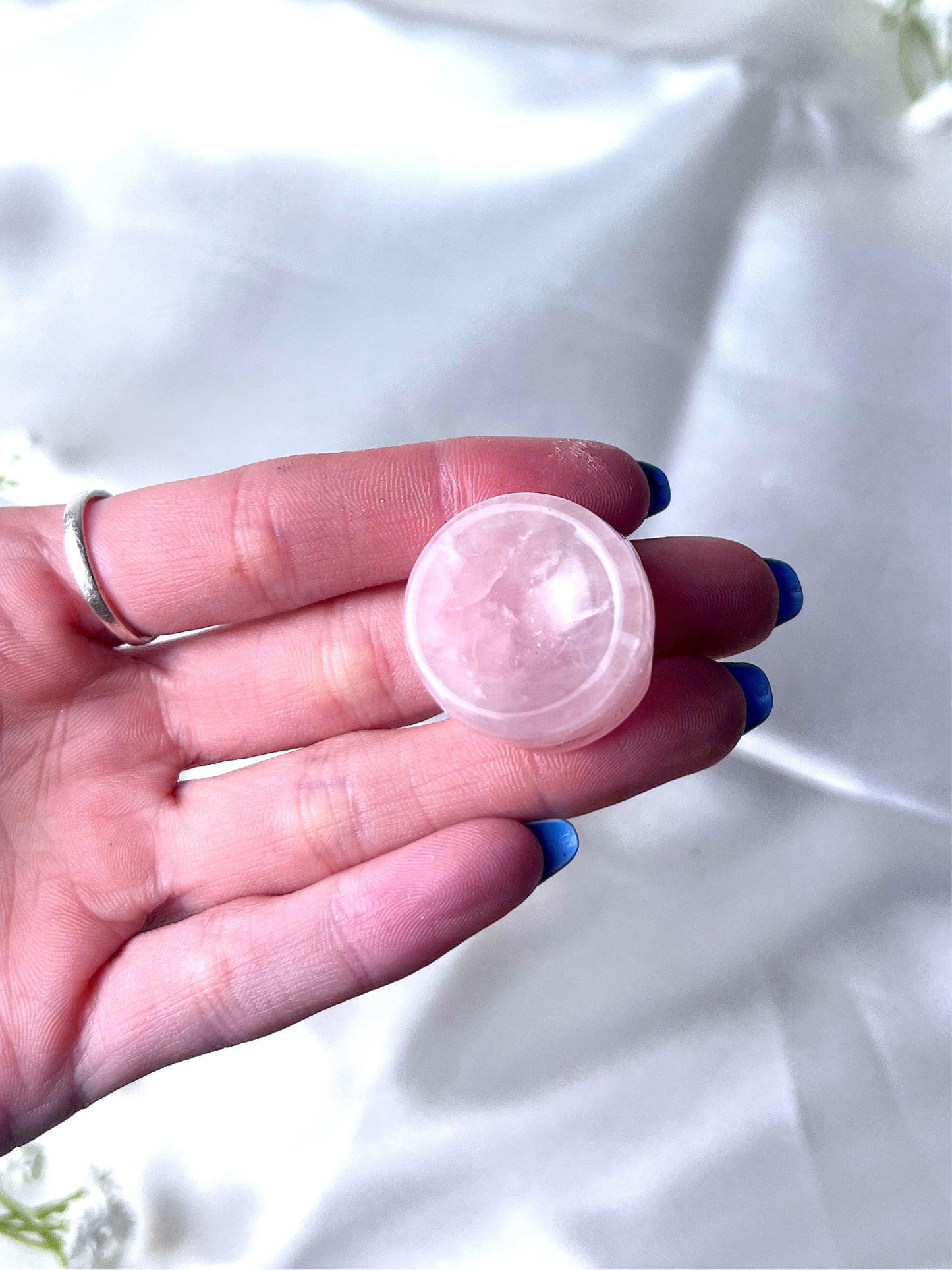 Rose Quartz Sphere Stand