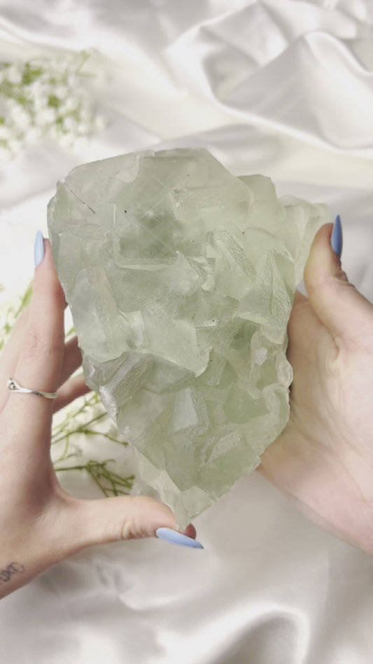 Green Cubic Fluorite Specimen