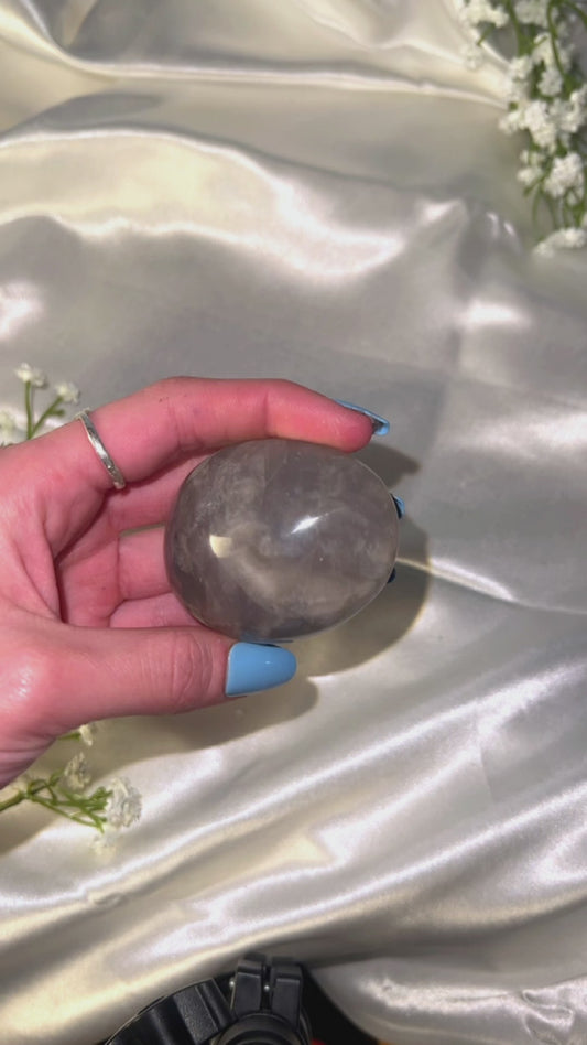 Blue Rose Quartz Palmstone 7