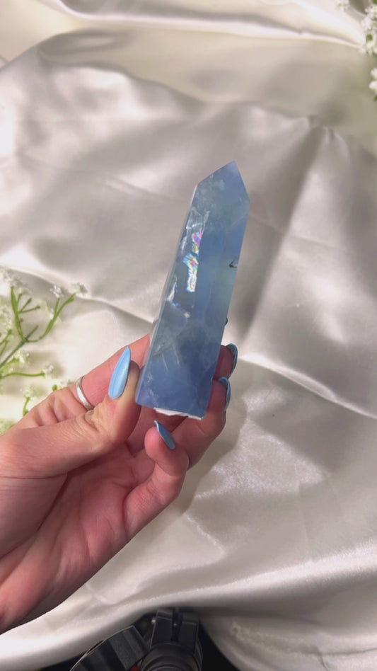 Blue Fluorite Tower