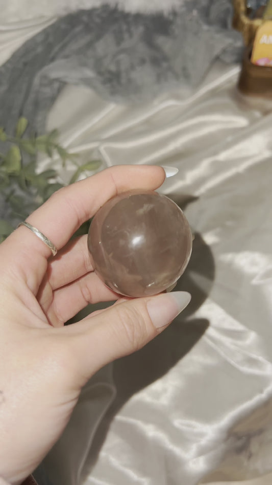 Star Rose Quartz Sphere D