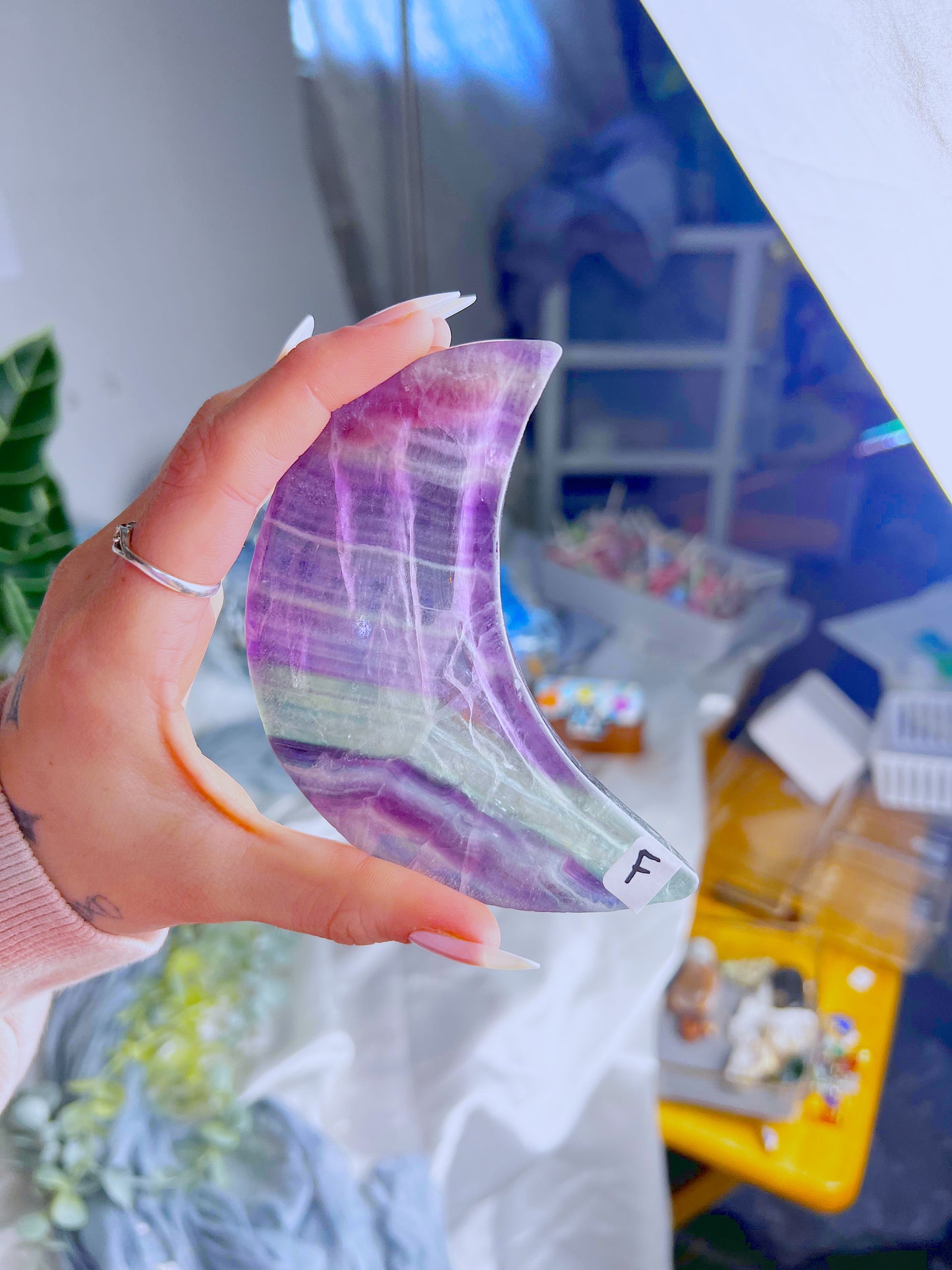 Fluorite Moon Bowl F