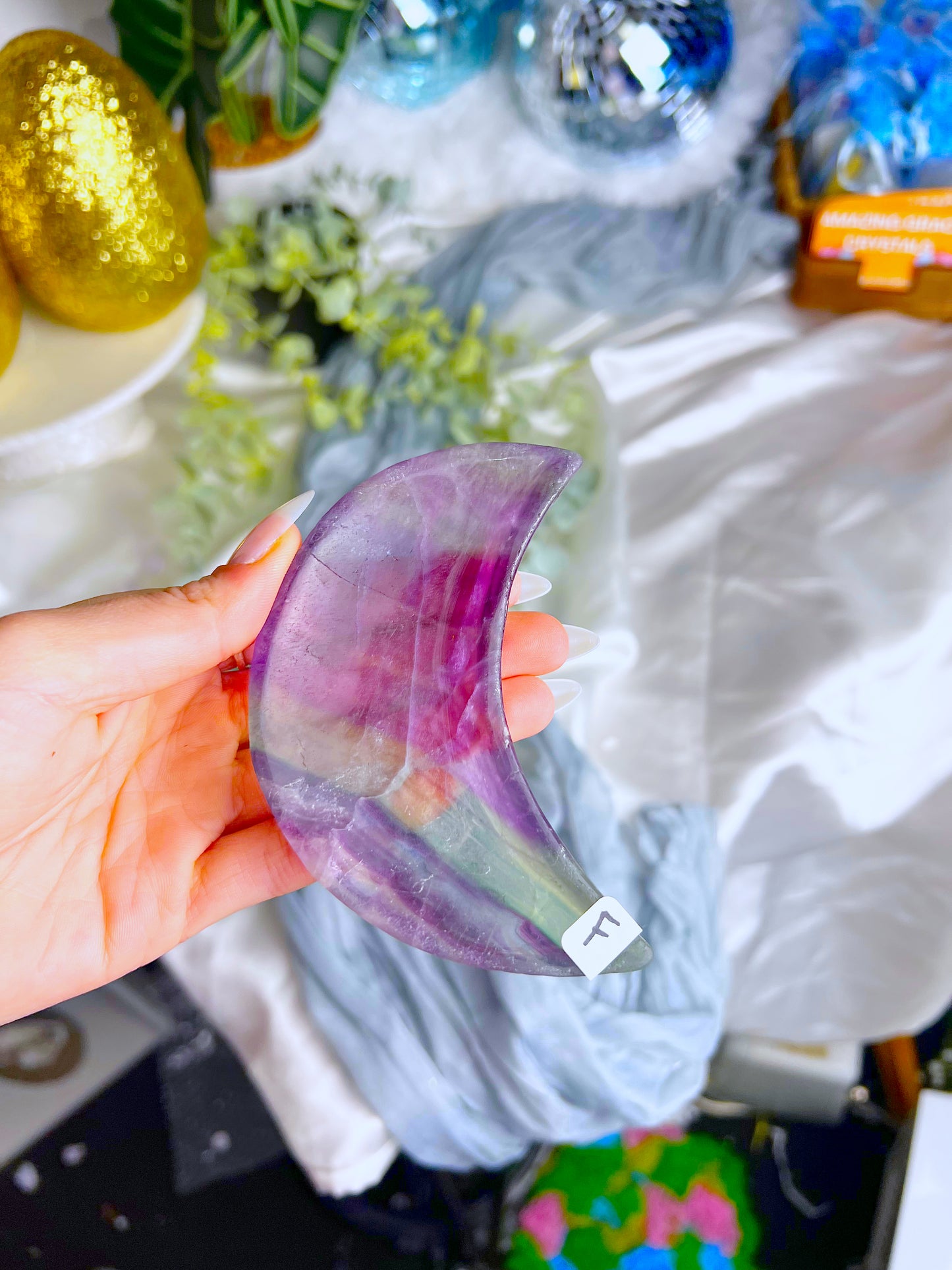 Fluorite Moon Bowl F