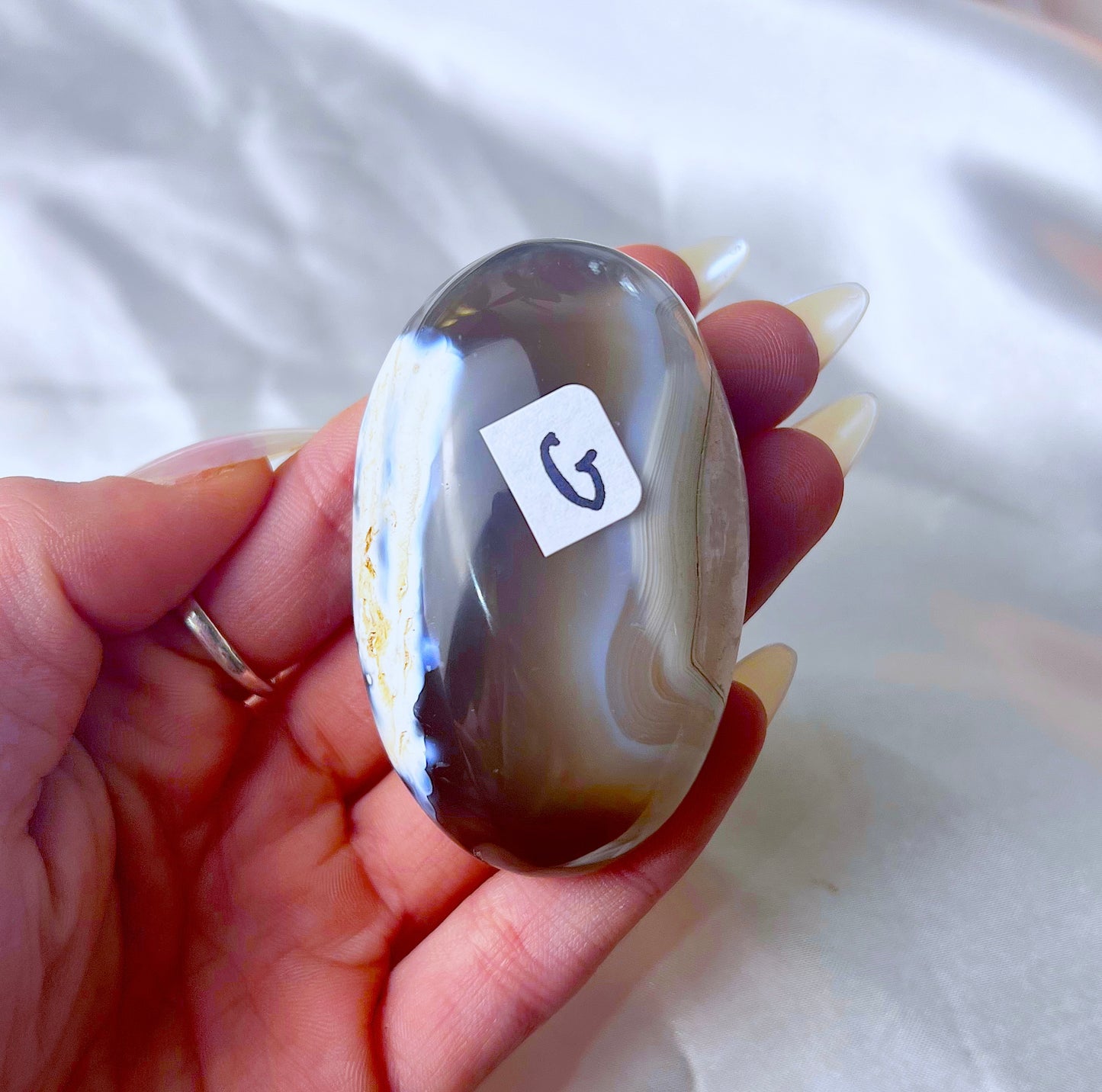 Orca Agate Palmstone G