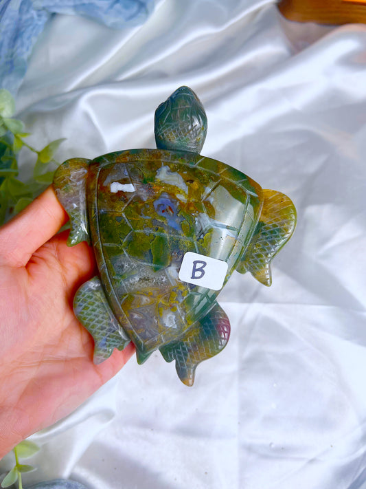 Moss Agate Sea Turtle B