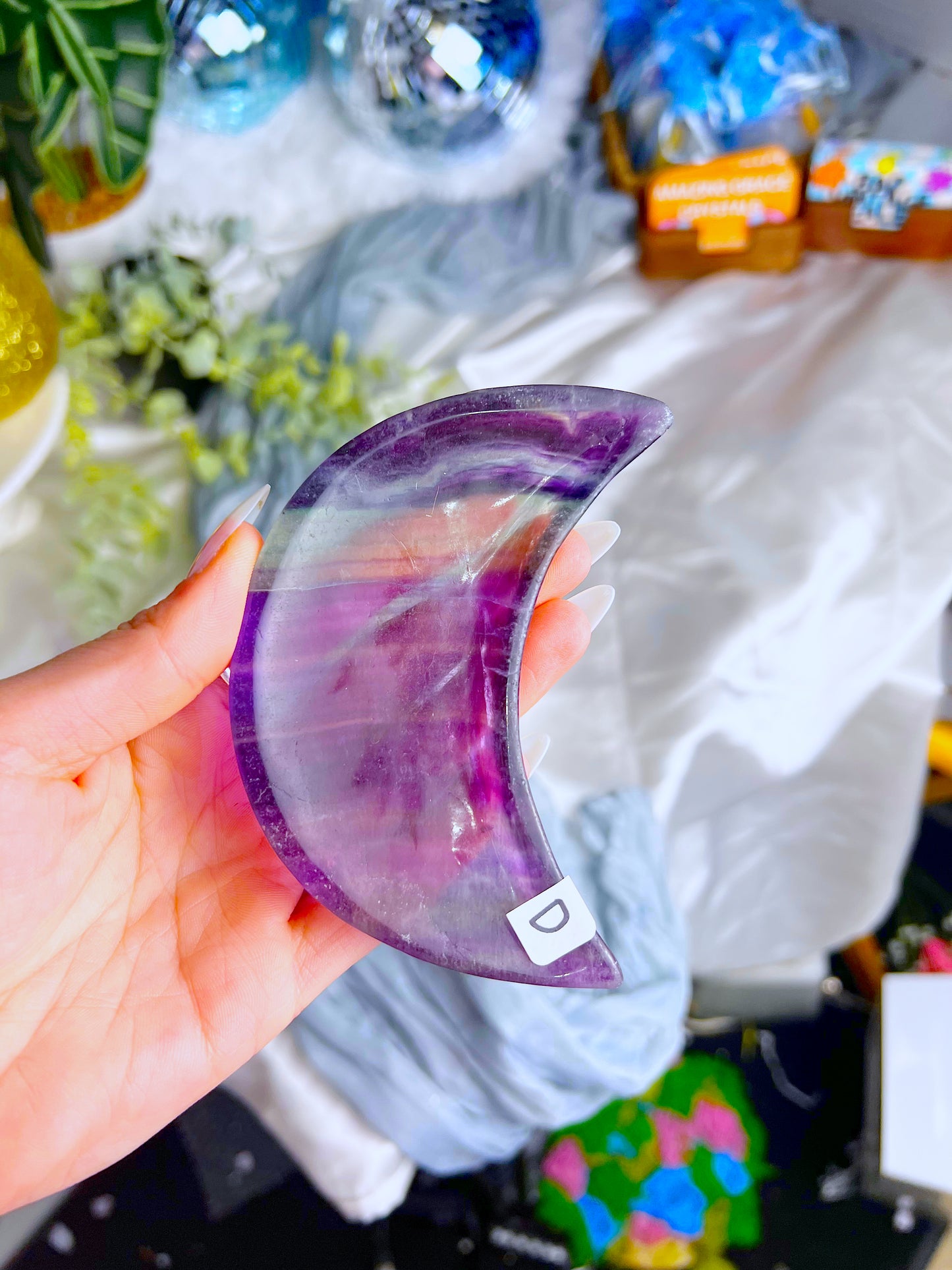 Fluorite Moon Bowl D