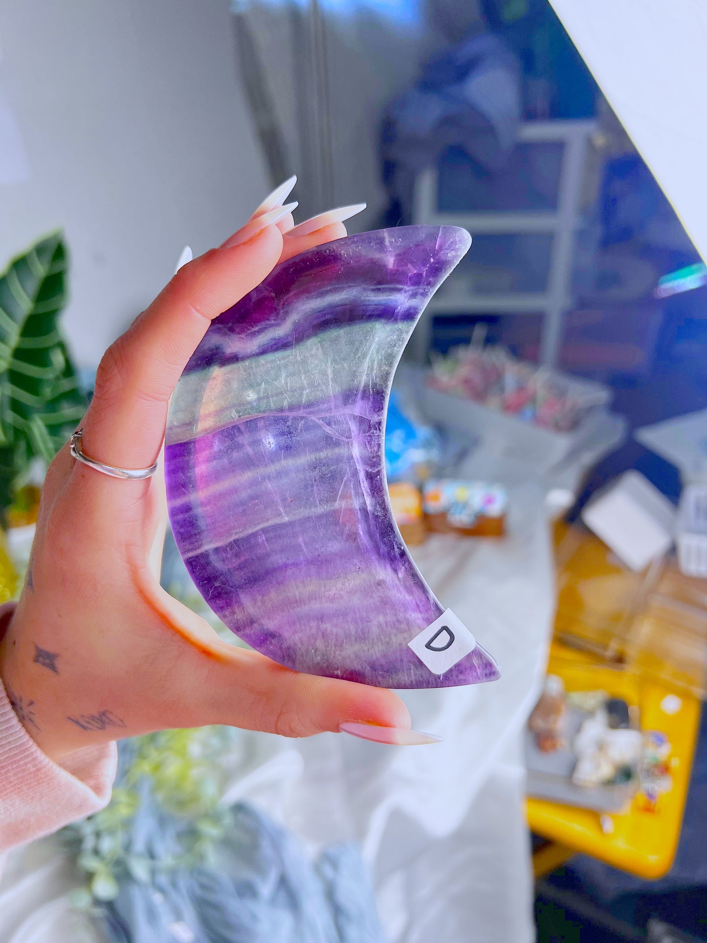 Fluorite Moon Bowl D