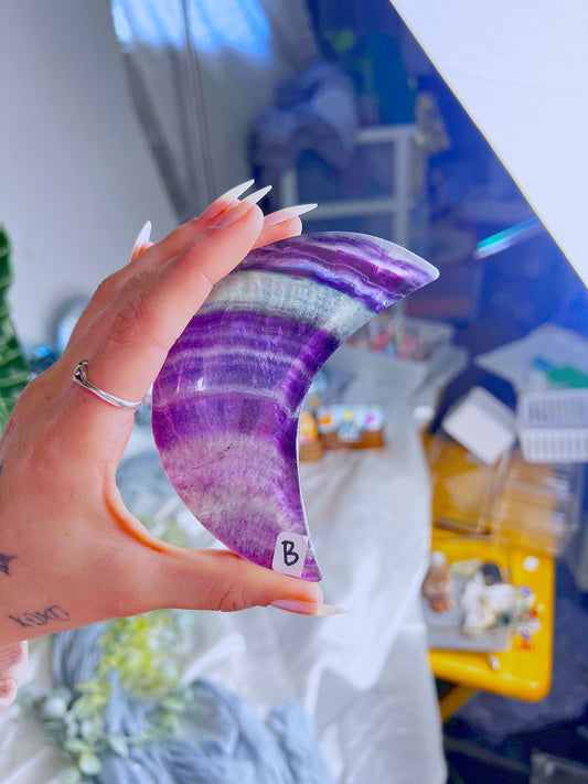 Fluorite Moon Bowl B