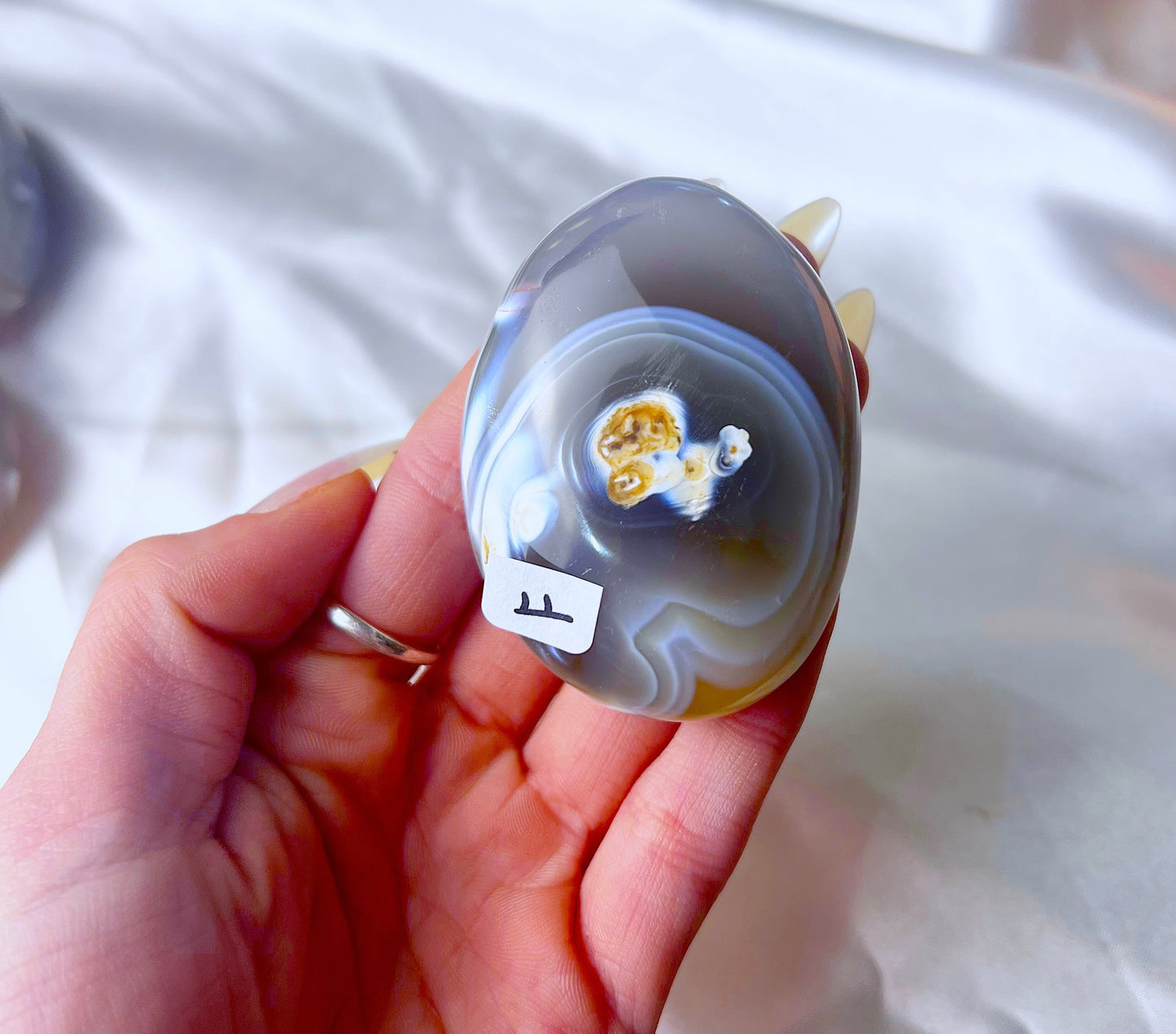 Orca Agate Palmstone F