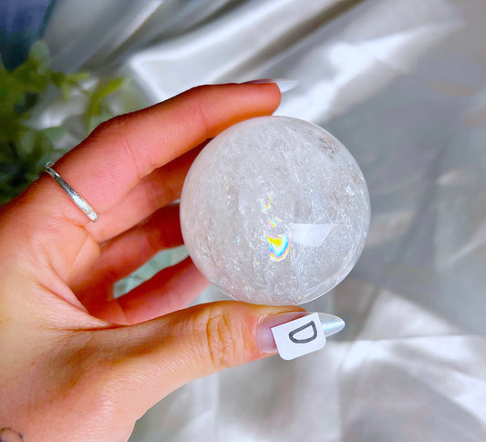 Irish Clear Quartz Sphere D