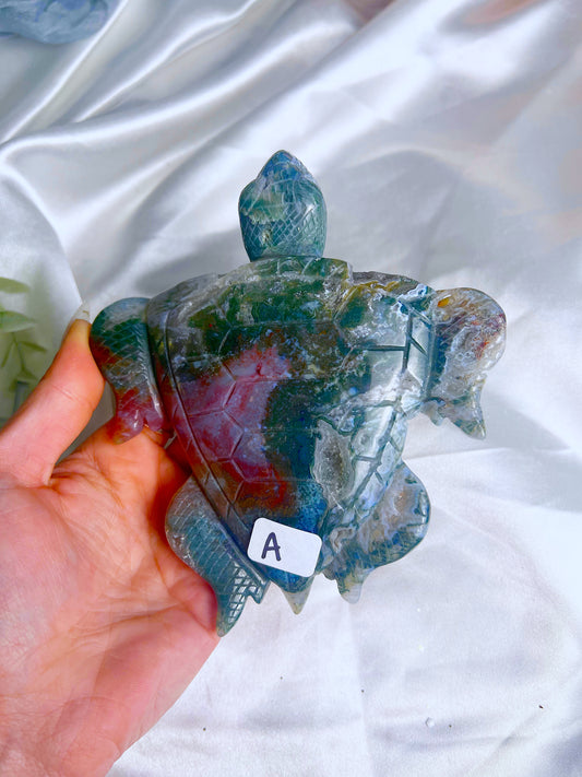 Moss Agate Sea Turtle A