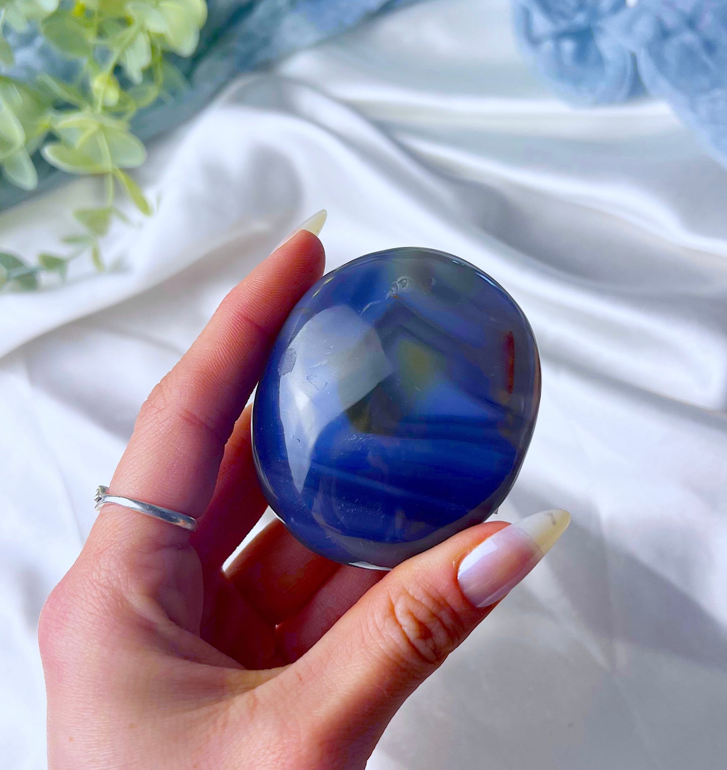 Orca Agate Palmstone B